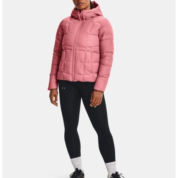 Womens Under Armour Jacket Medium 600 Fill Duck Down Feather Insulated Loose Fit - Picture 5 of 7